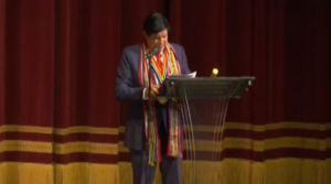 Abuchean a alcalde de Cusco en New York durante lanzamiento de Inti Raymi 2023