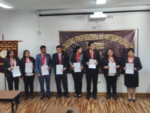 Antropóloga Andrea Roca Puchana es elegida decana del Colegio Profesional de Antropólogos región Cusco