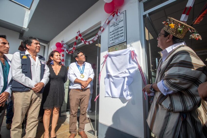 Inauguran moderno Centro de Salud en Pichari para atender a toda la población del VRAEM