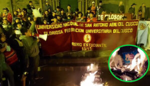 Estudiantes de la UNSAAC piden la renuncia de la presidenta Dina Boluarte