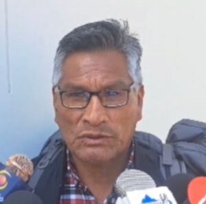 Antonio Maquera, dirigente de una de las facciones de la FDTC Cusco