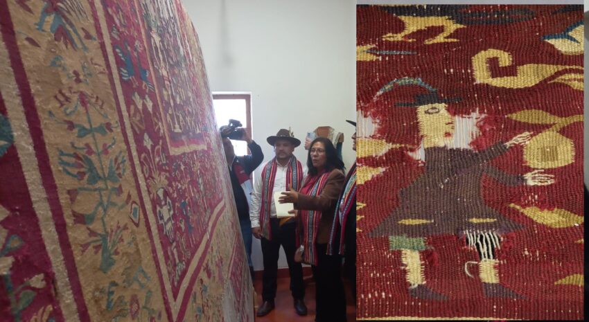 noticias cusco post Alfombra de Túpac Amaru: una joya histórica recuperada