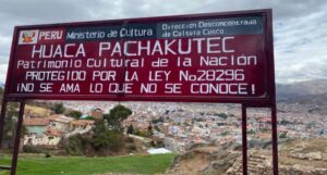 Huaca Pachacutec: comunidad colabora con limpieza y conservación