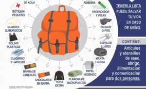 ¿Tienes una mochila de emergencia en casa?