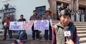 Sentencian a 4 jóvenes de la comunidad de Cuyo Grande por protestas contra el gobierno de Dina Boluarte