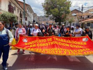 Movilización contra la criminalidad en Lima: 3 mil obreros de Cusco viajan a la capital