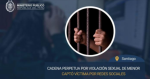 Dictan cadena perpetua por violación a menor de 13 años en Cusco