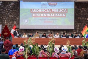 Agricultores de Cusco decepcionados con audiencia descentralizada de la Comisión Agraria del Congreso.