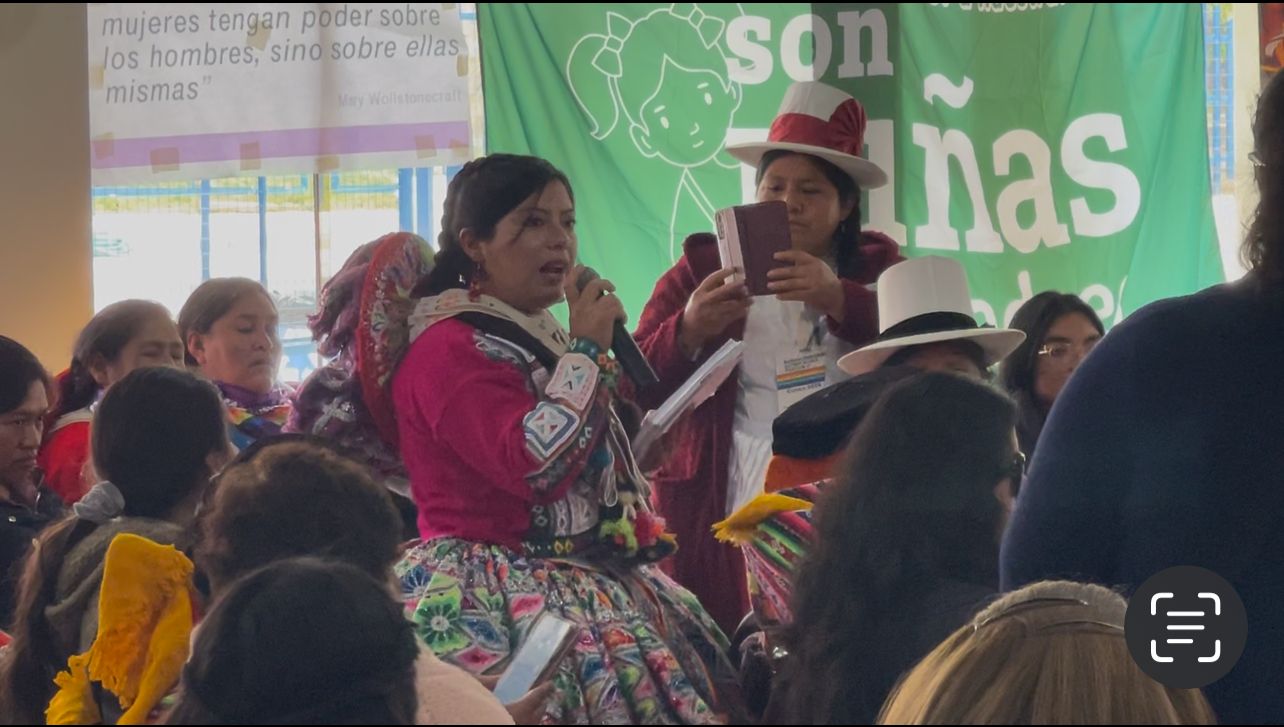 Verónica Cano, regidora de la municipalidad provincial de Quispicanchi.