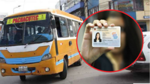 Carnets universitarios falsificados afectan al transporte público en Cusco .