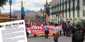 Paro en Cusco: gremios anuncian protesta total contra el Gobierno este 14 de mayo.