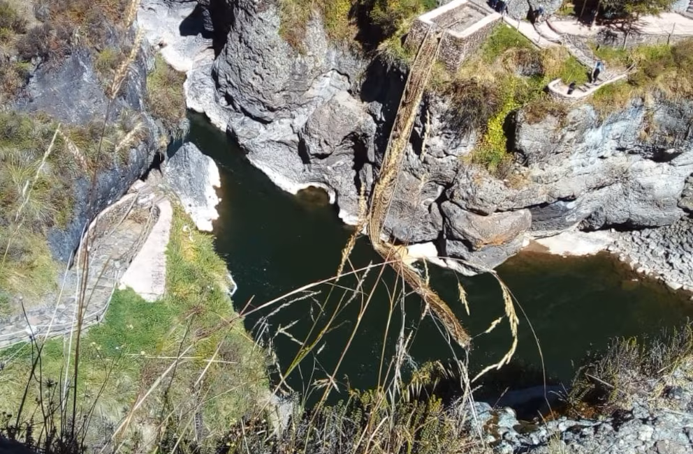 Confirman que puente inca de Q’eswachaka en Cusco fue atentado noticias cusco post