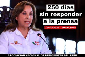 250 días: Silencio prolongado de Boluarte preocupa a gremios de prensa en Perú