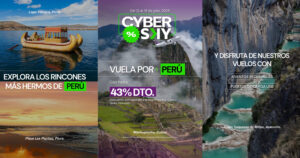 Cyber SKY: Vuela por Perú y el mundo con descuentos de hasta 43%