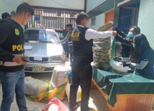 Incautan más de 80 kilos de marihuana en Cusco