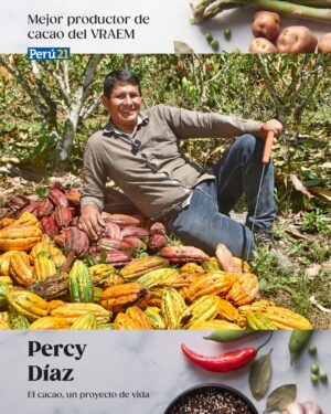Agricultor y productor de cacao de Kumpirushiato es reconocido a nivel nacional por sus buenas prácticas