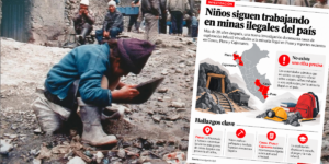 Los niños atrapados en los socavones de La Rinconada
